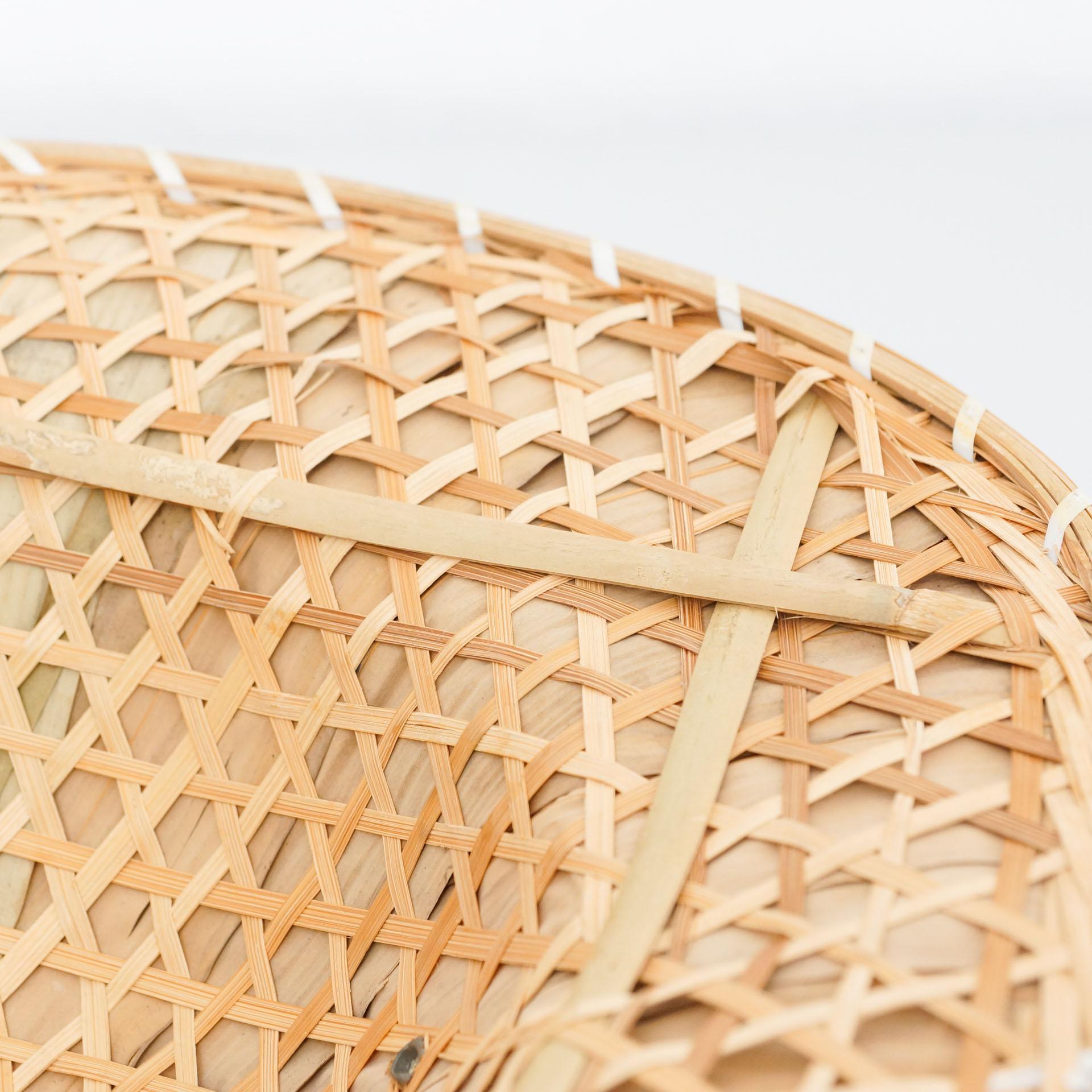 Antique Asian Rattan Hat, circa 1950 For Sale 6