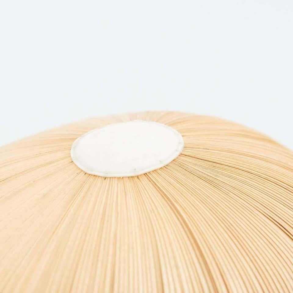 Antique Asian Rattan Hat, circa 1950 For Sale 7