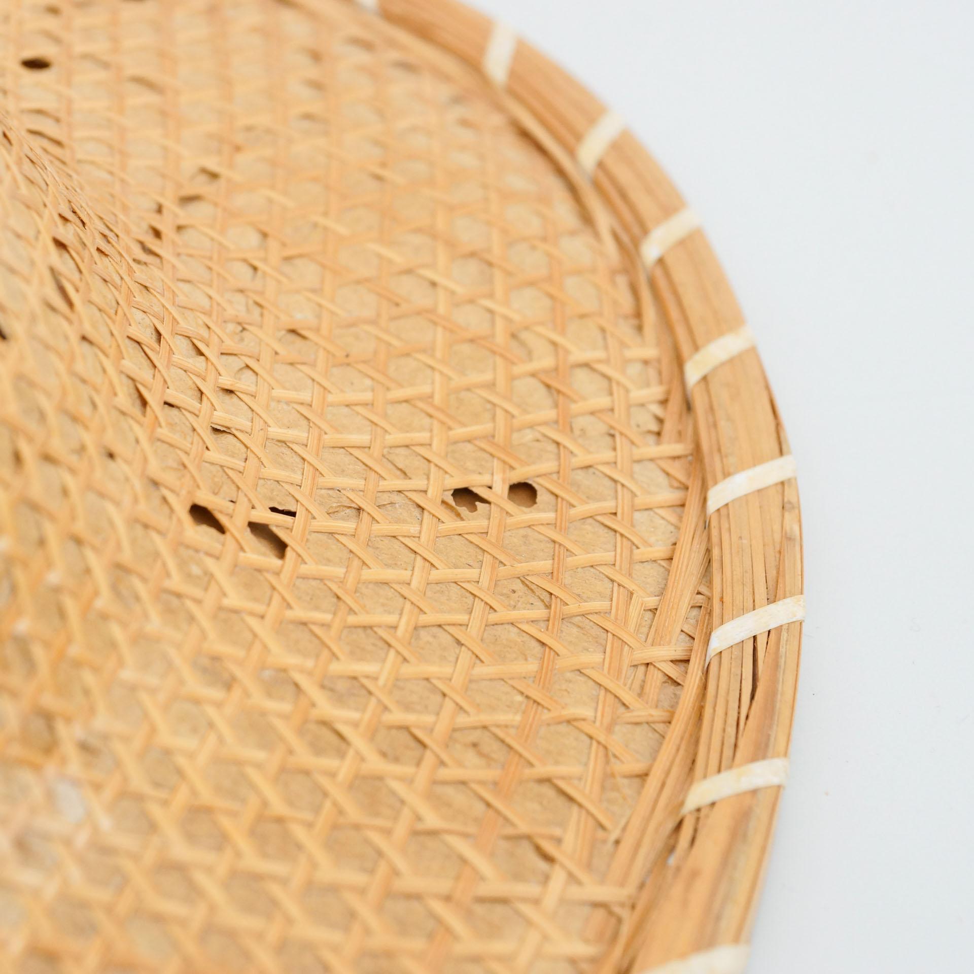 Antique Asian Rattan Hat, circa 1950 For Sale 2