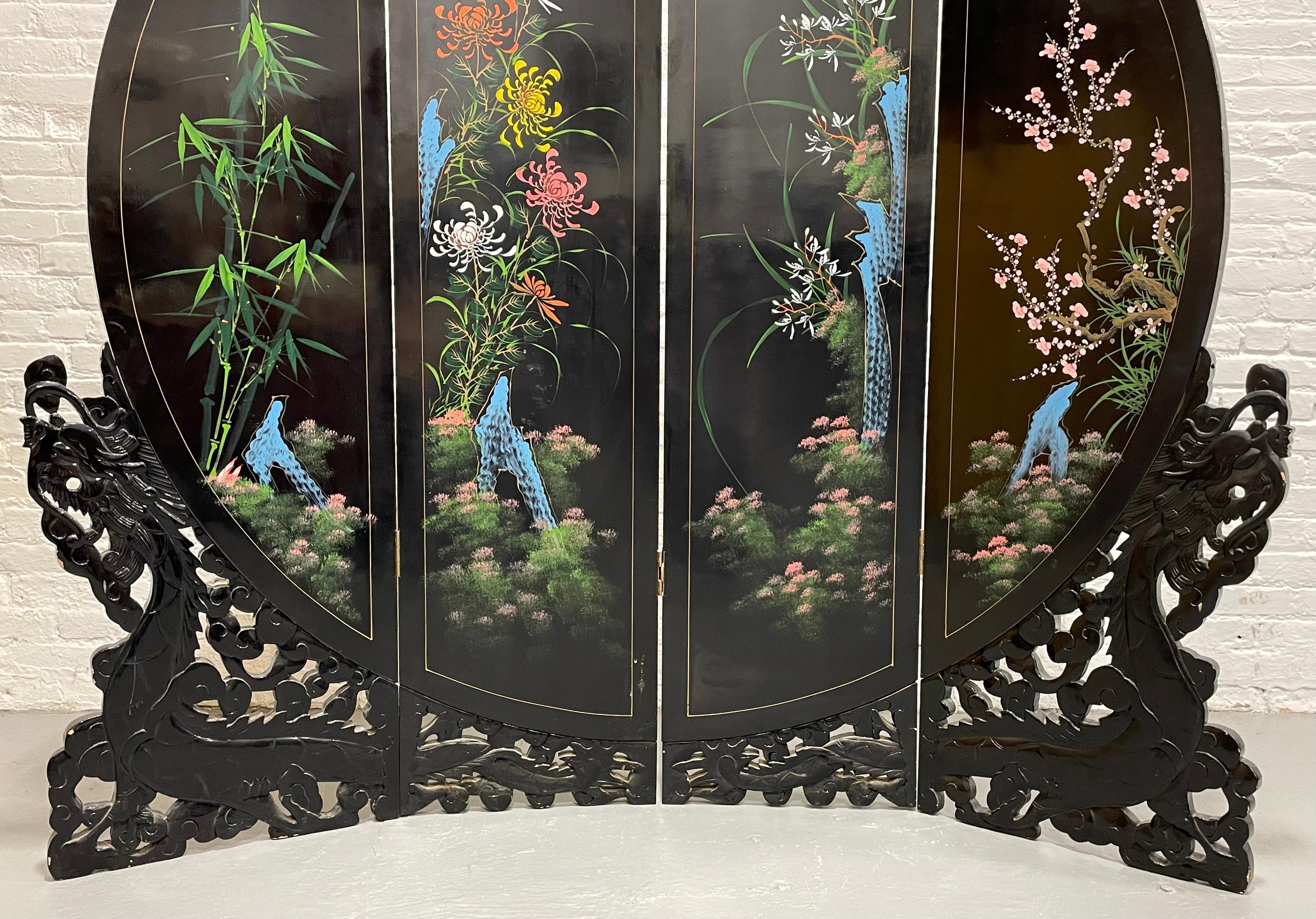 Antique ASIAN Room DIVIDER / SCREEN 8