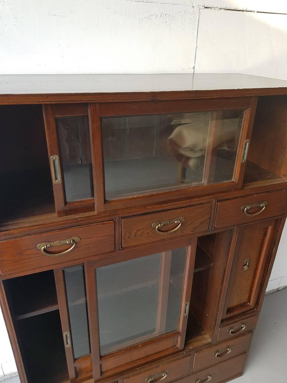 20th Century Antique Asian Rosewood Cabinet from circa 1900