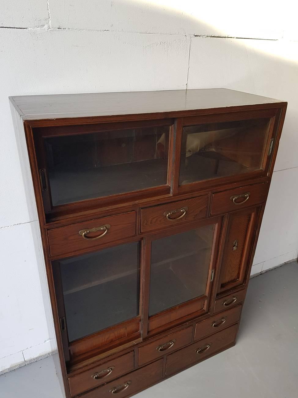 Antique Asian Rosewood Cabinet from circa 1900 1