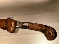 Antique Asian Sword Rifle Samurai Weapon, China, circa 1800