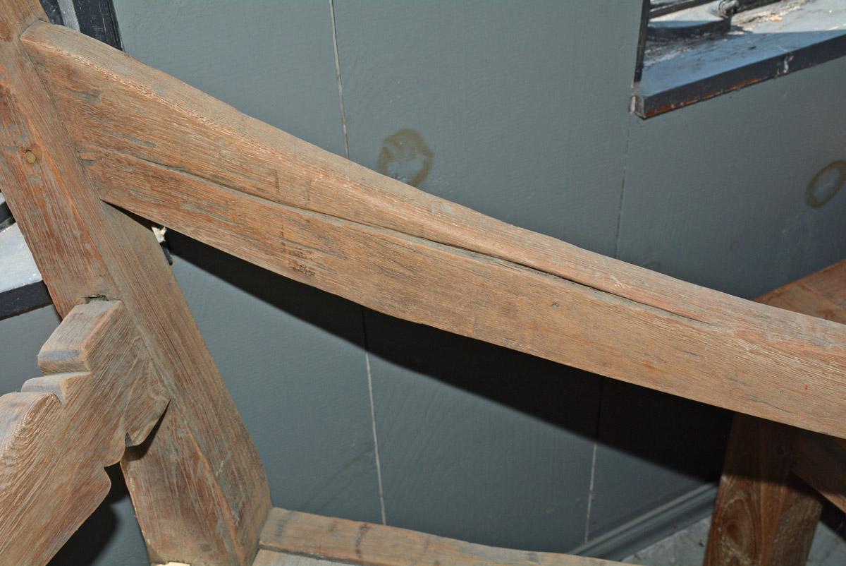 19th Century Antique Asian Teak Wood Daybed Bench