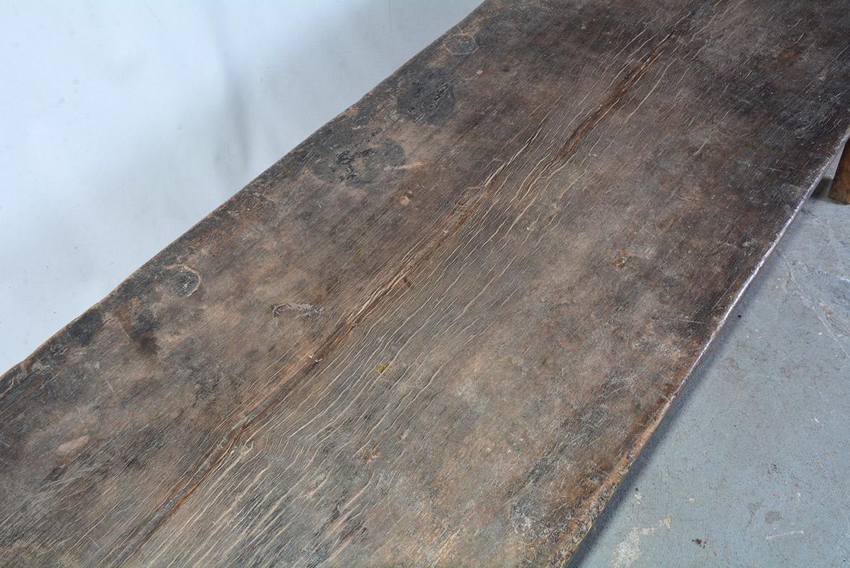 Indonesian Antique Asian Teak Wood Bench or Coffee Table