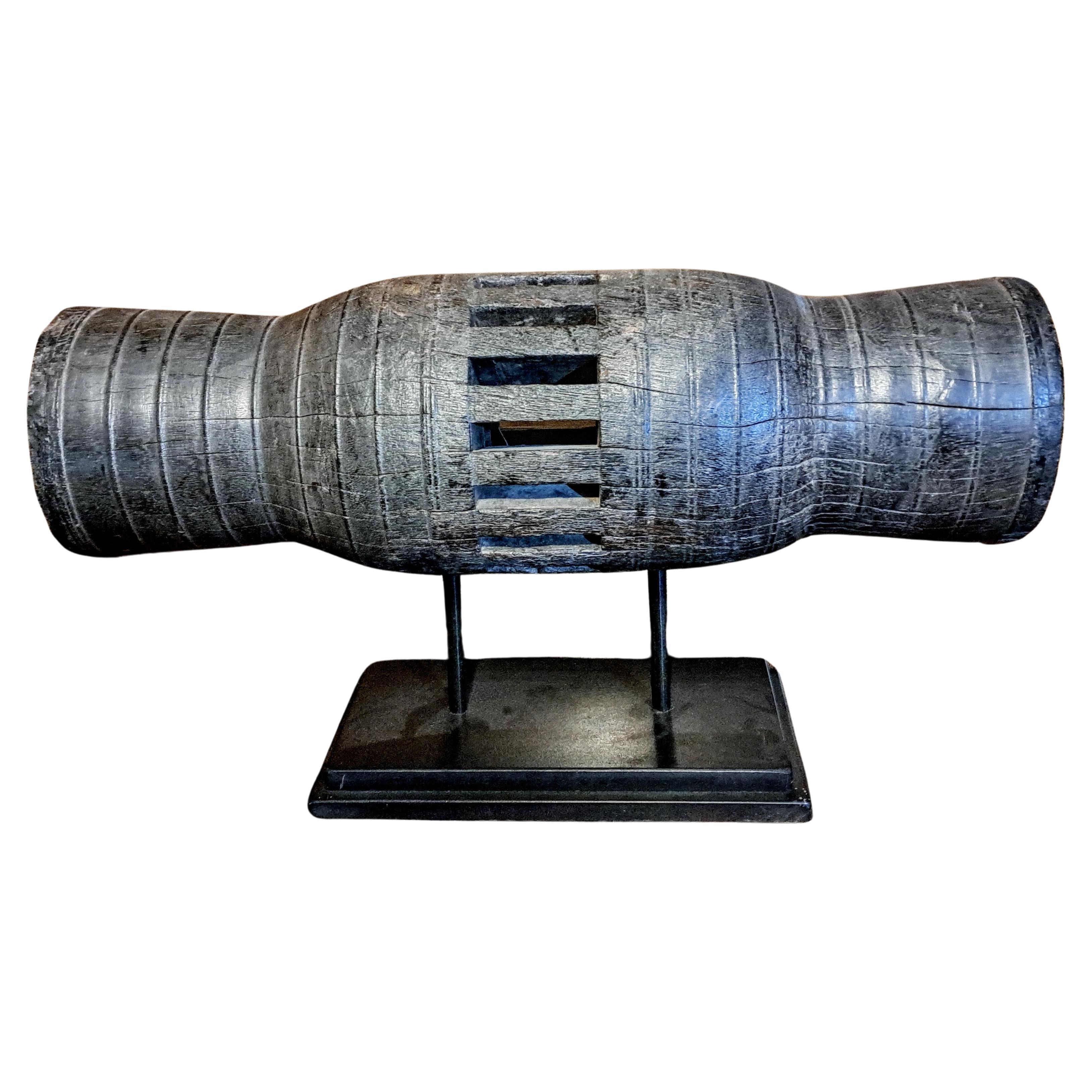 Antique Asian Wagon Wheel Hub For Sale
