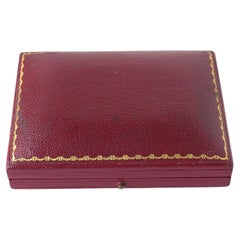 Caja antigua de Asprey London para guardar pendientes, de entre los años 30 y 40 aproximadamente