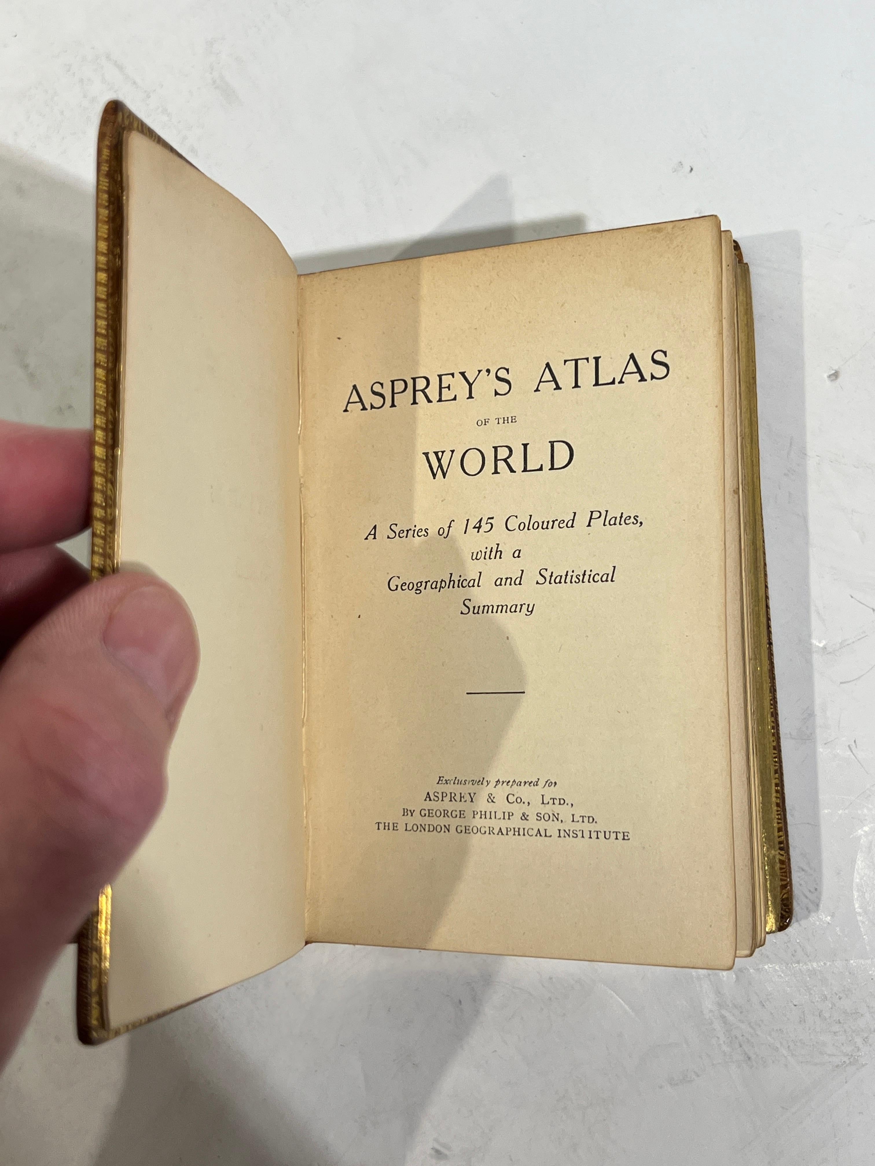 Antiguo juego de minilibros de referencia Asprey y estante con incrustaciones de Boulle en venta 4