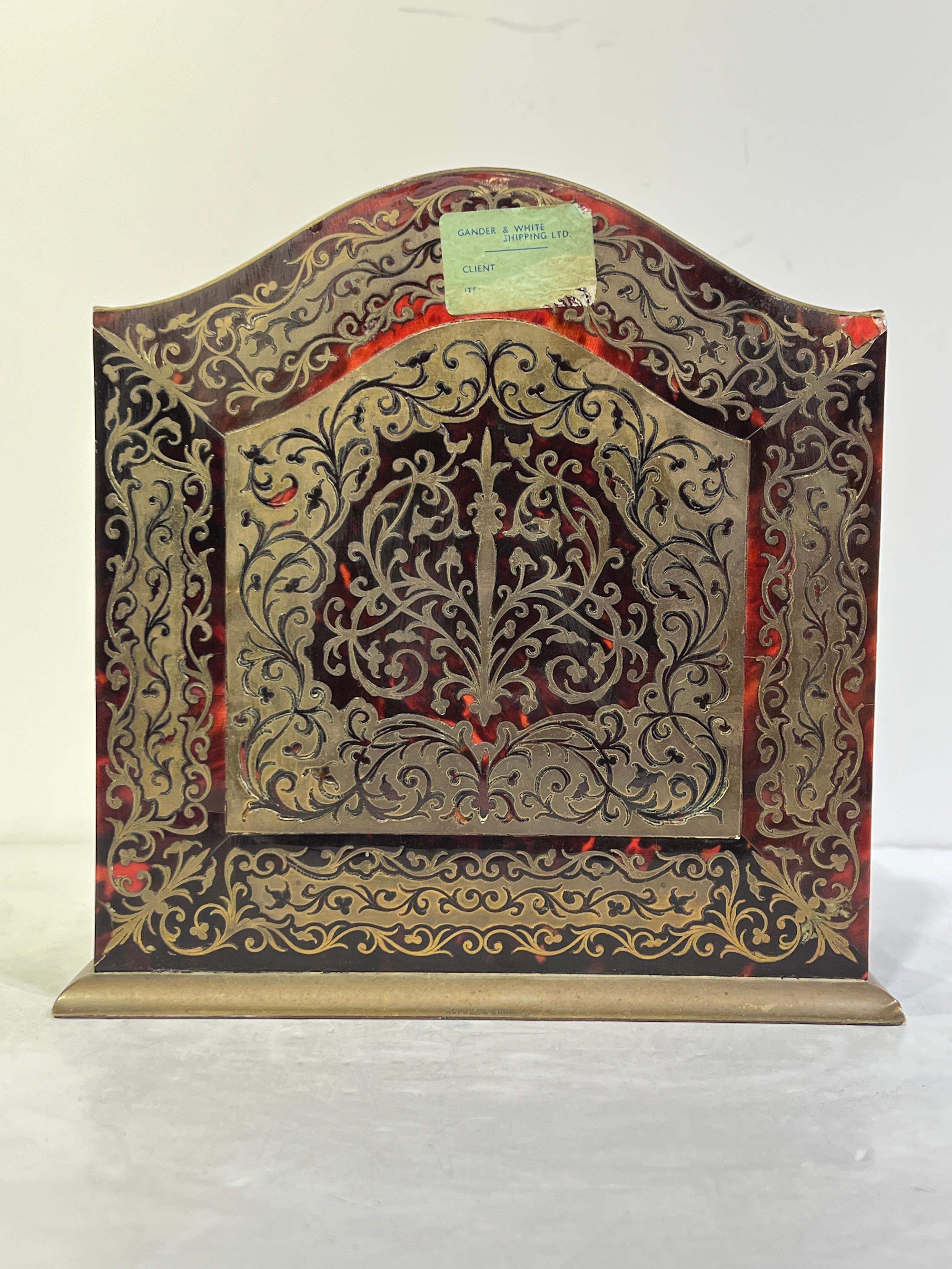 Antiguo juego de minilibros de referencia Asprey y estante con incrustaciones de Boulle en Bueno estado para la venta en New York, NY