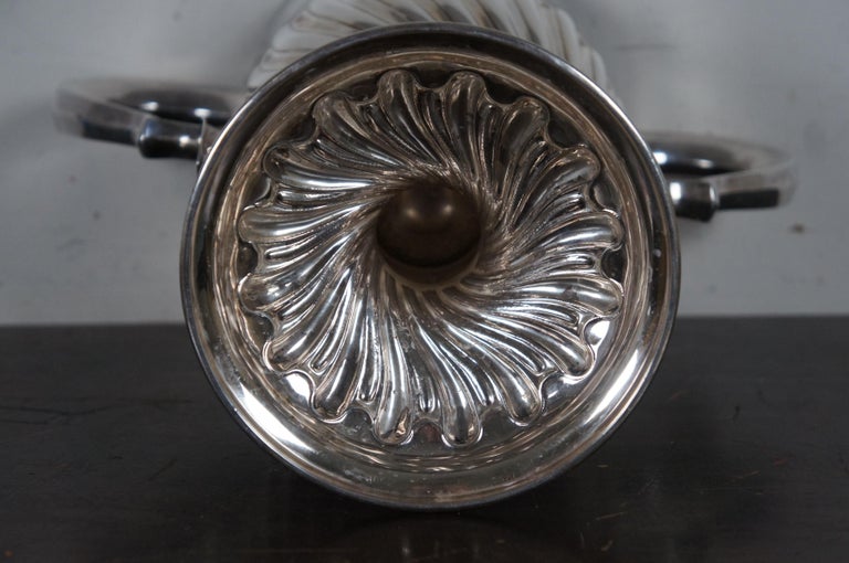 1926 Antique English Atkin Brothers Sterling Silver Trophy Urn Cup Wine