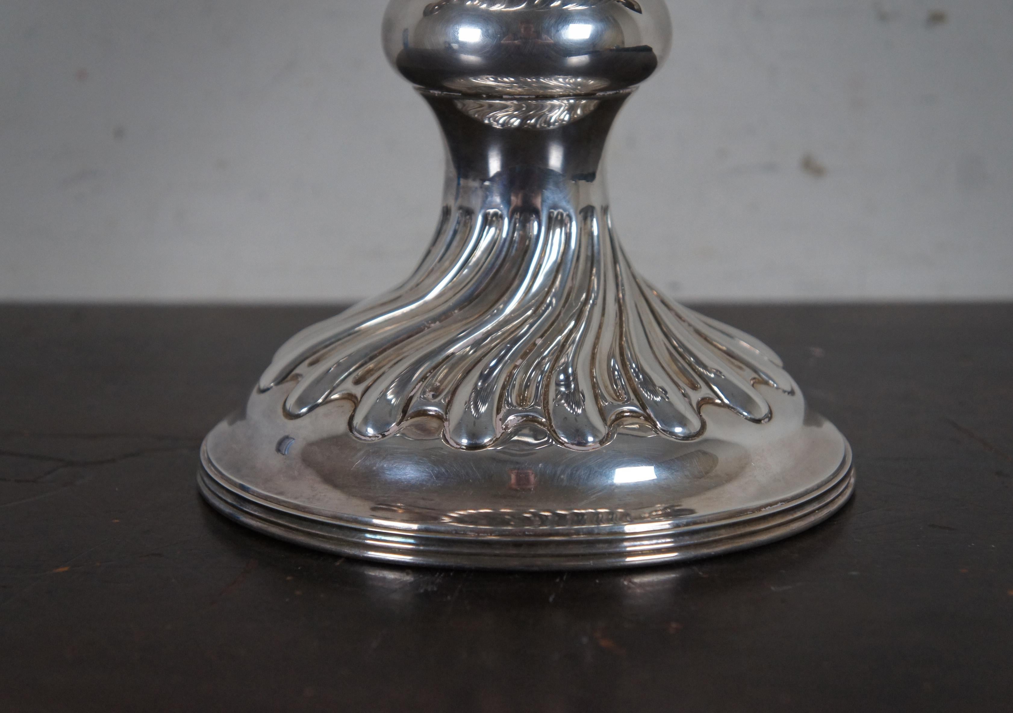 1926 Antique English Atkin Brothers Sterling Silver Trophy Urn Cup Wine Chiller  3