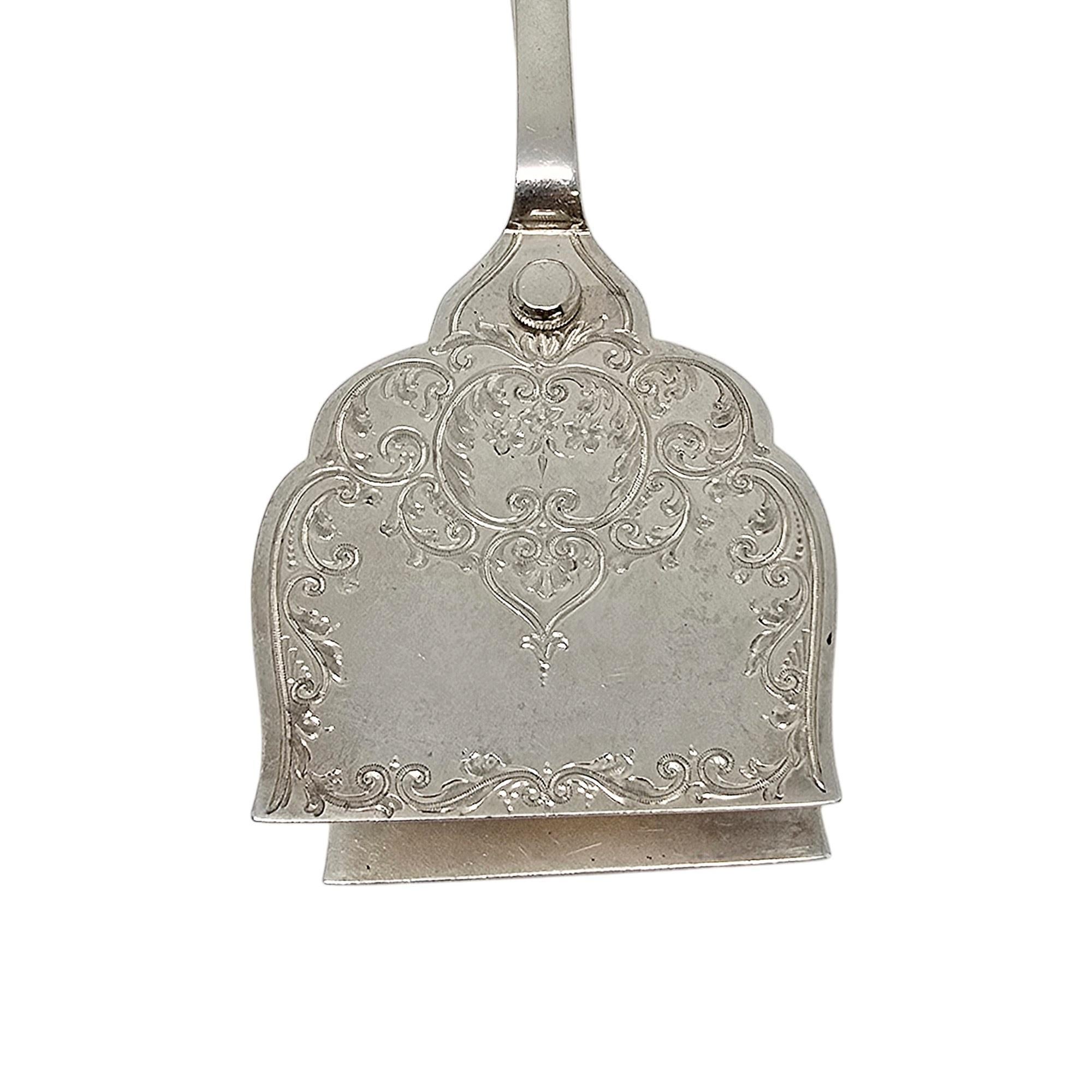 Antico Atkins Brothers Sheffield Inghilterra in argento sterling pinze per pasticceria #19927 in vendita 1