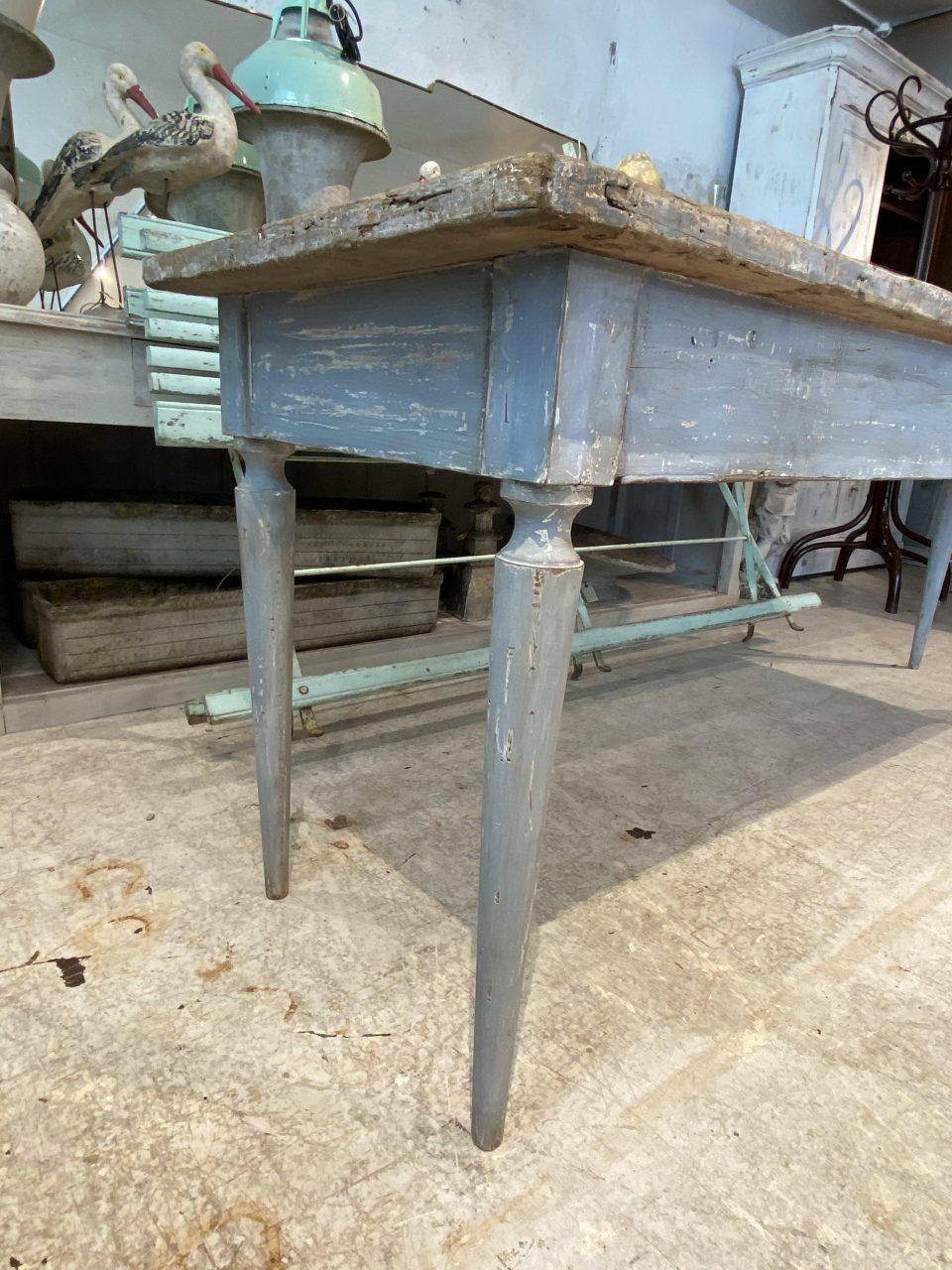 Early 20th Century Antique Atmospheric Italian Rustic Console Table / Long Table