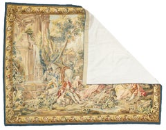 Antique French Tapestry Pictorial Aubusson-Beauvais 4'9'' x 6'3''