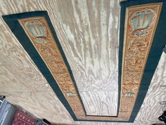 Antique Aubusson Door-Window Panel