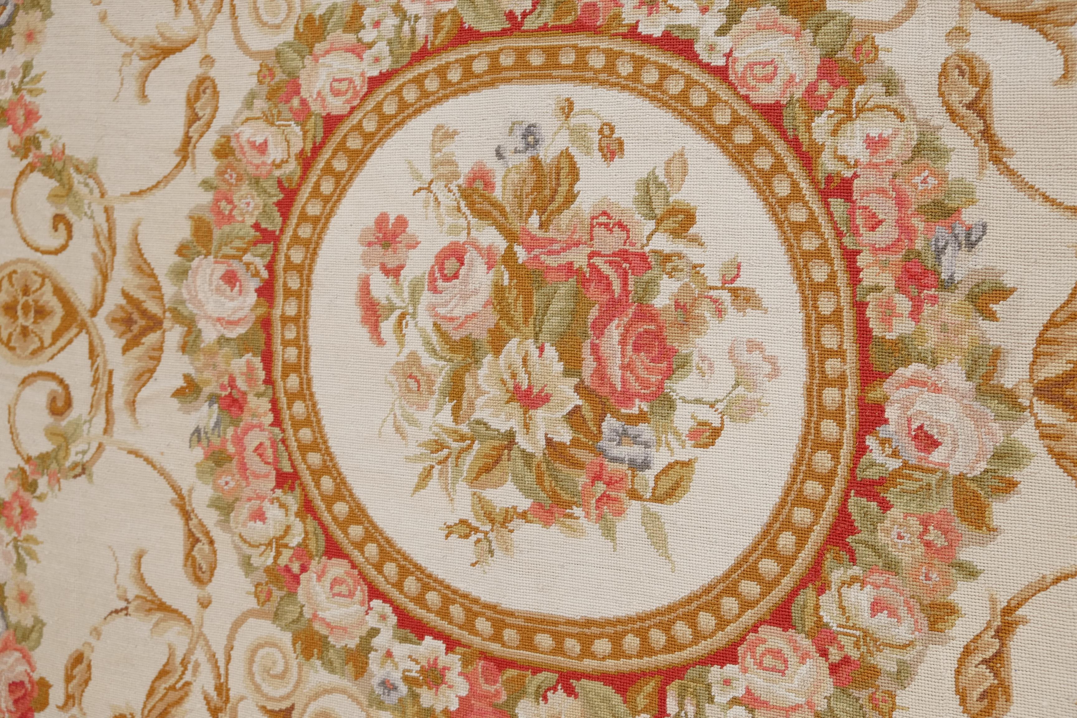 Aubusson Extra Large Tapestry Rug Carpet For Sale 5