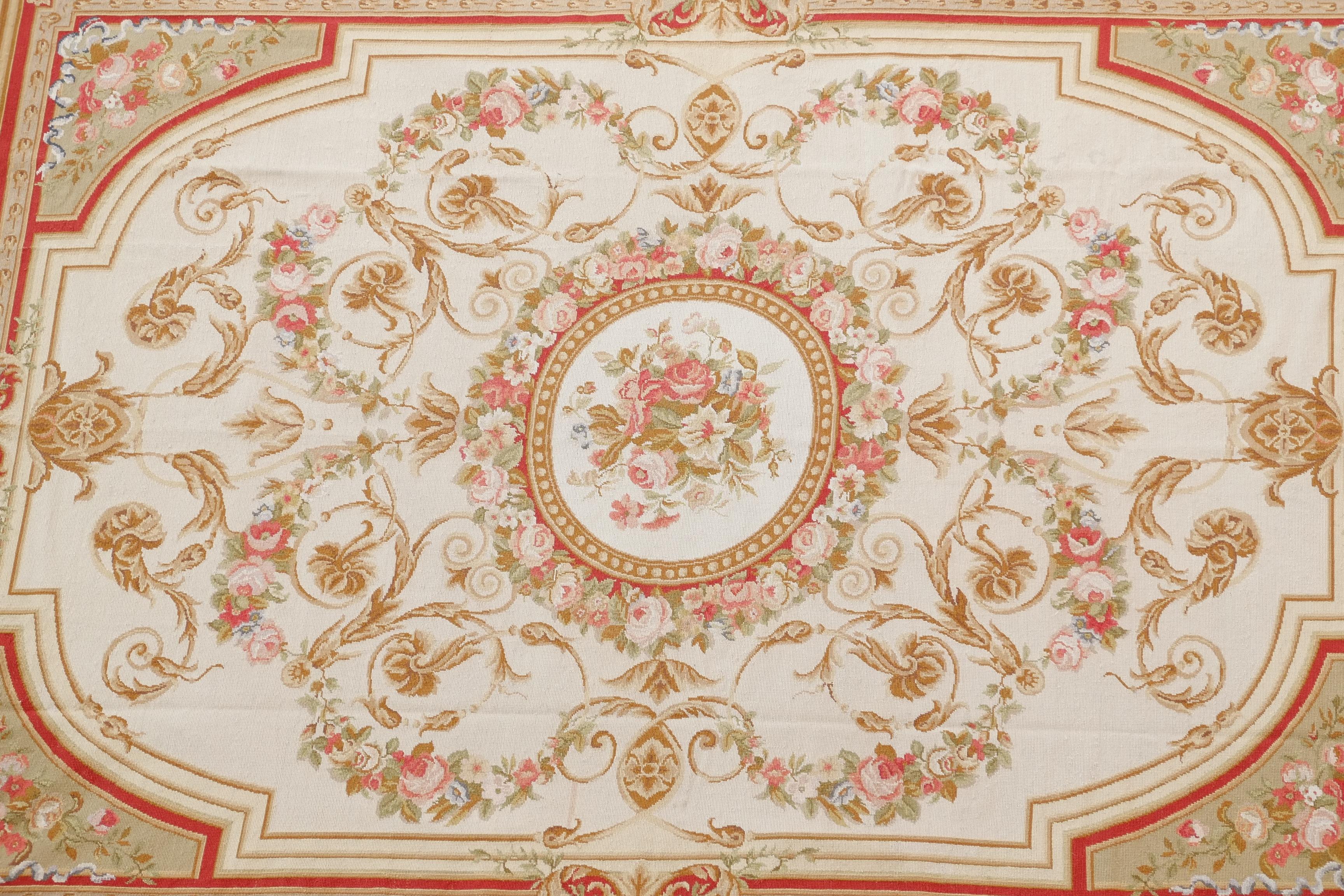 French Aubusson Extra Large Tapestry Rug Carpet For Sale