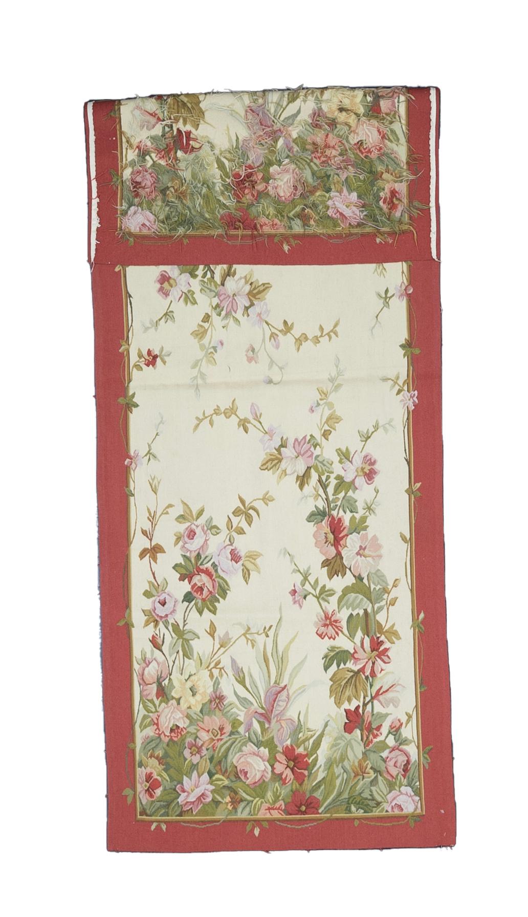 Alfombra Aubusson Antigua 3'0