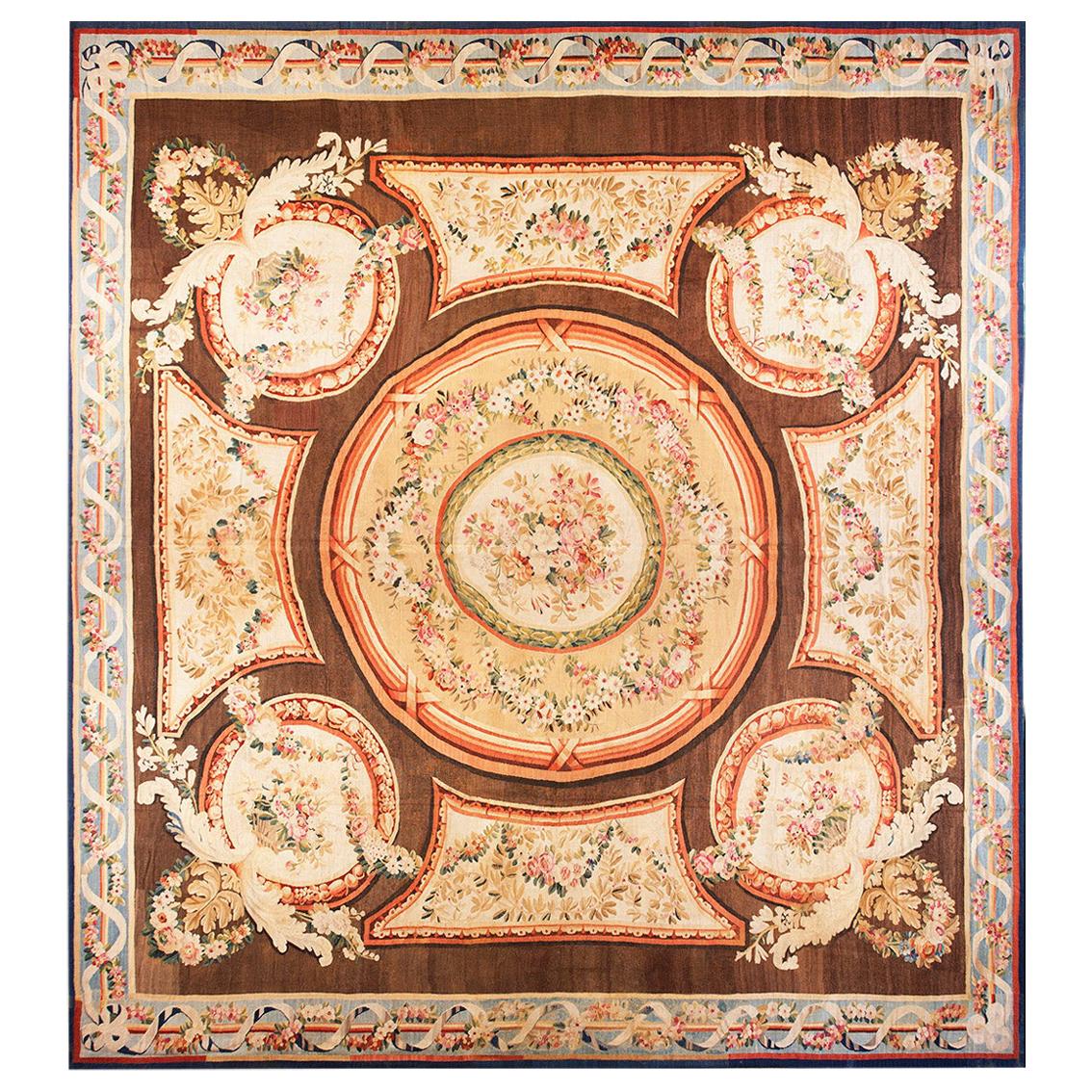 Antique French Aubusson Carpet - Louis XVI Period  For Sale