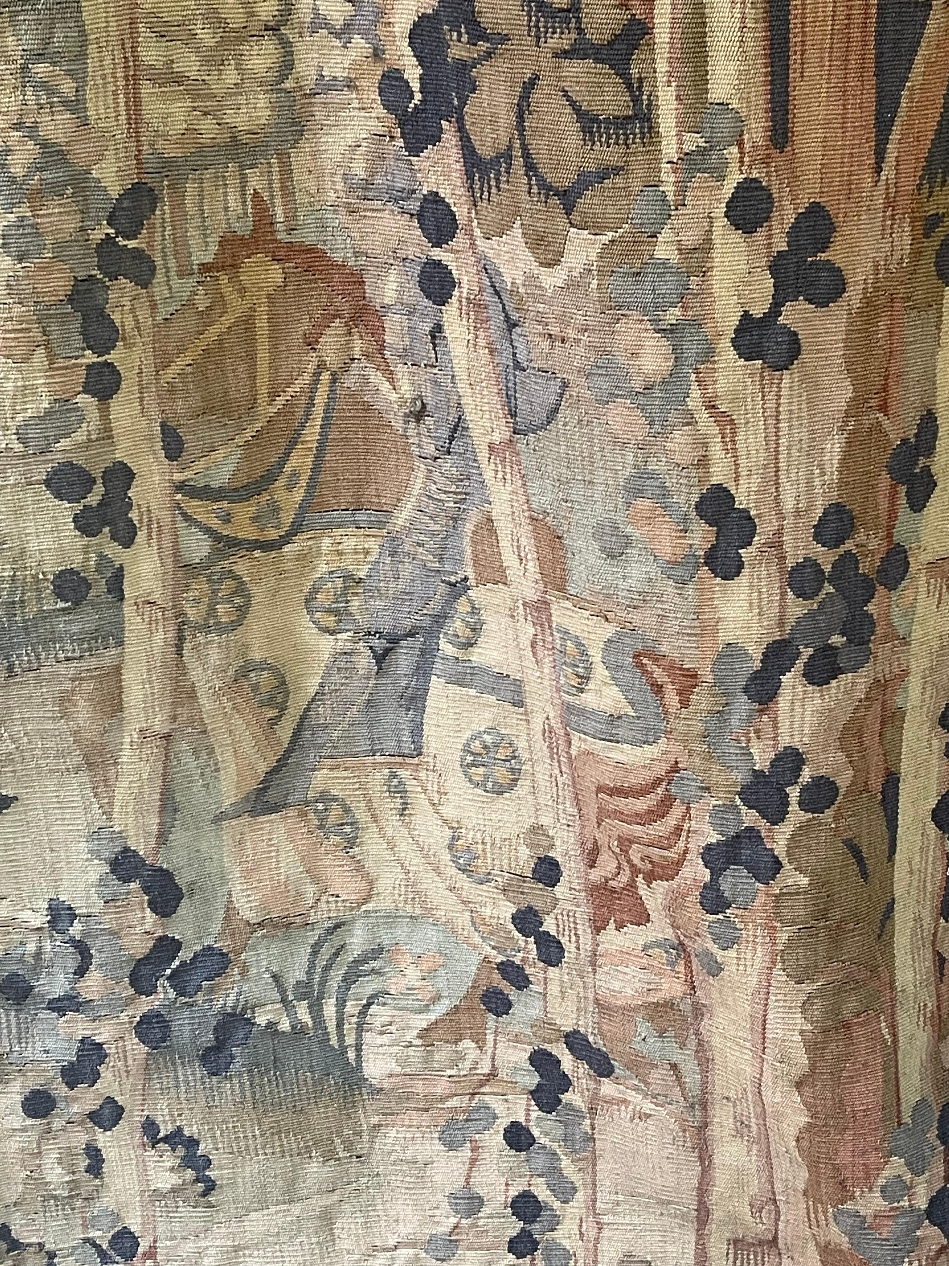 Antike Aubusson Wandteppich Wandbehang im Angebot 6