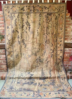 Antique Aubusson Tapestry Wall Hanging