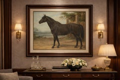Antique Australian Horse Portrait 1898, Colonial Equestrian Lithograph