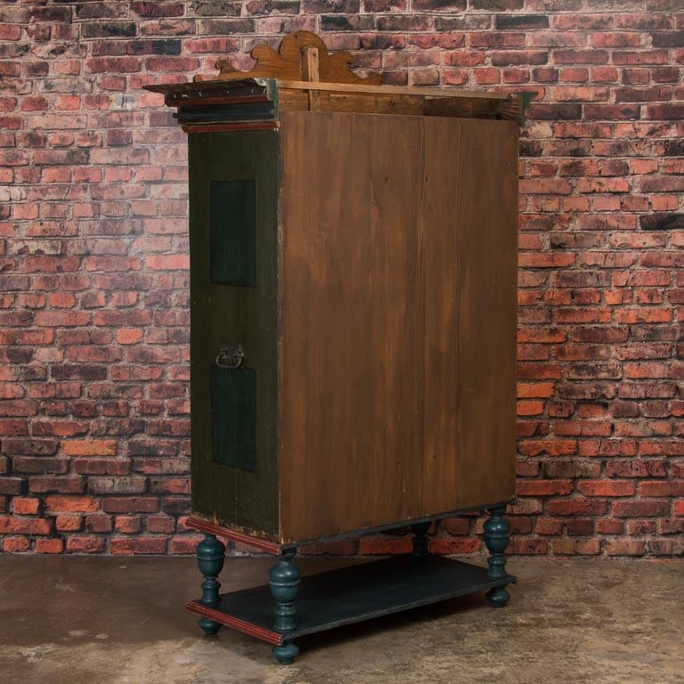 Antique Austrian Armoire with Original Paint at 1stDibs