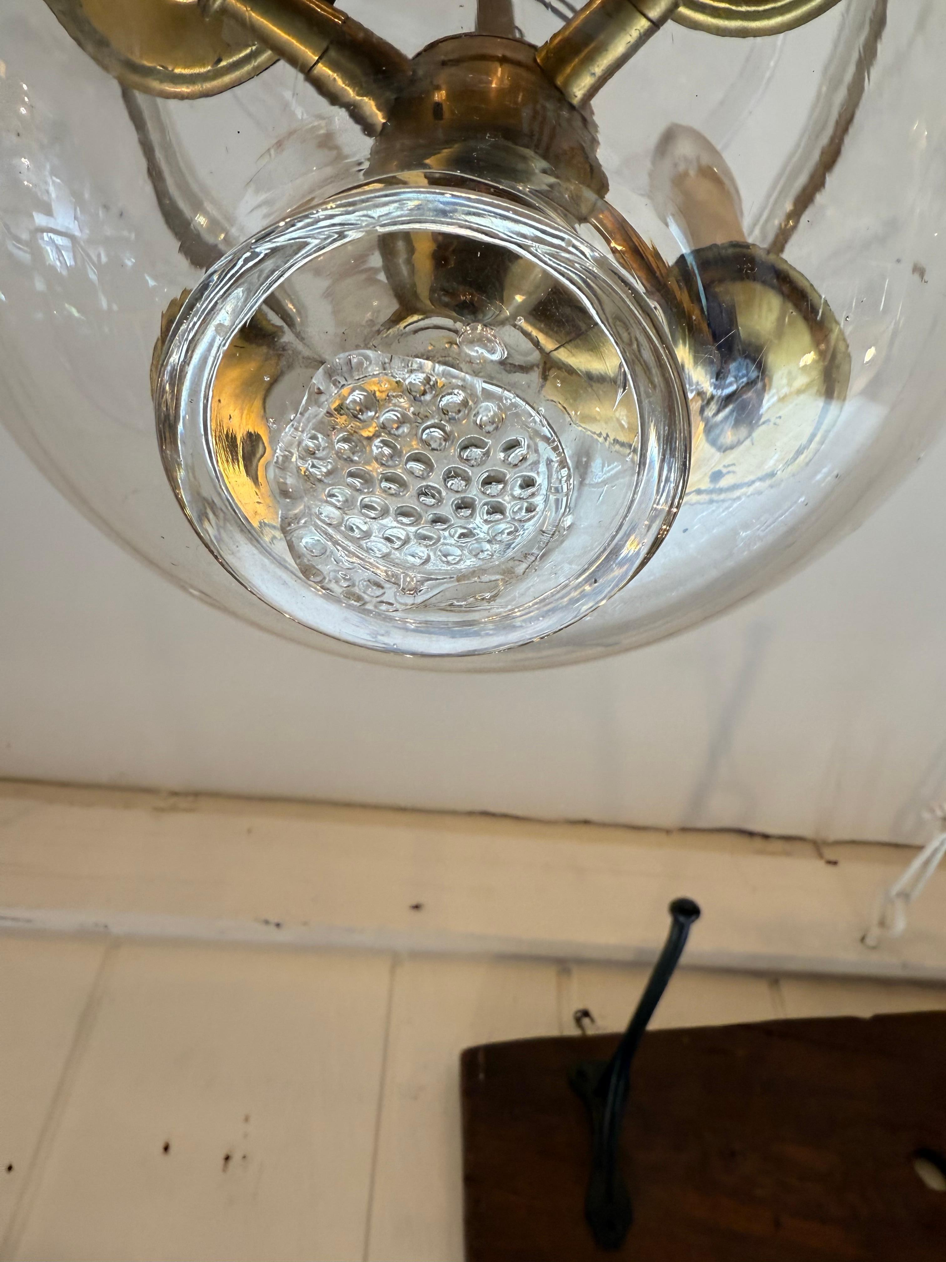 Antike österreichische Glocke Laterne Anhänger Kronleuchter (Österreichisch) im Angebot