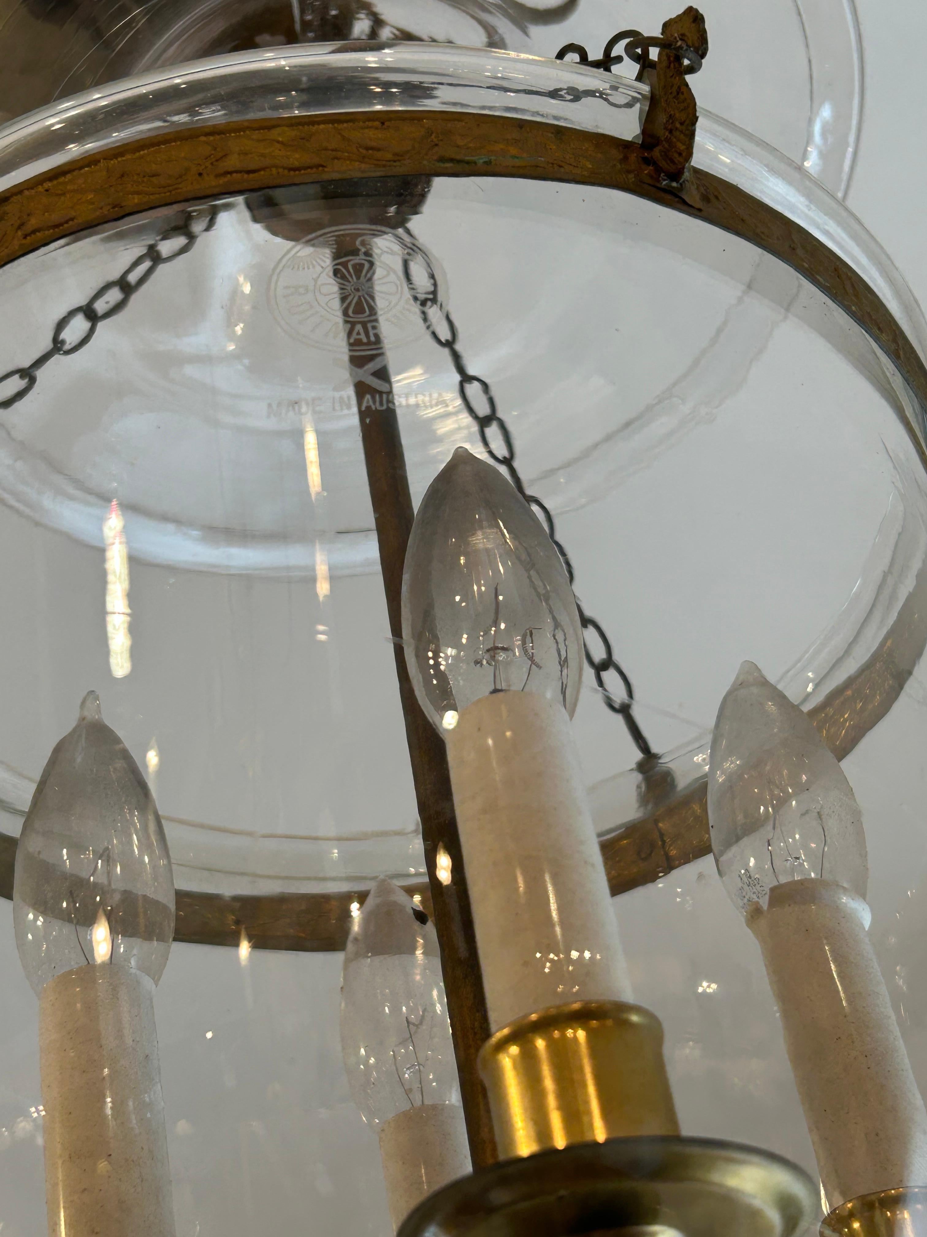 Antike österreichische Glocke Laterne Anhänger Kronleuchter im Angebot 3