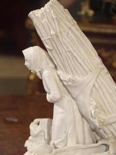 Antique Austrian Bisque Statue, Early 1900s