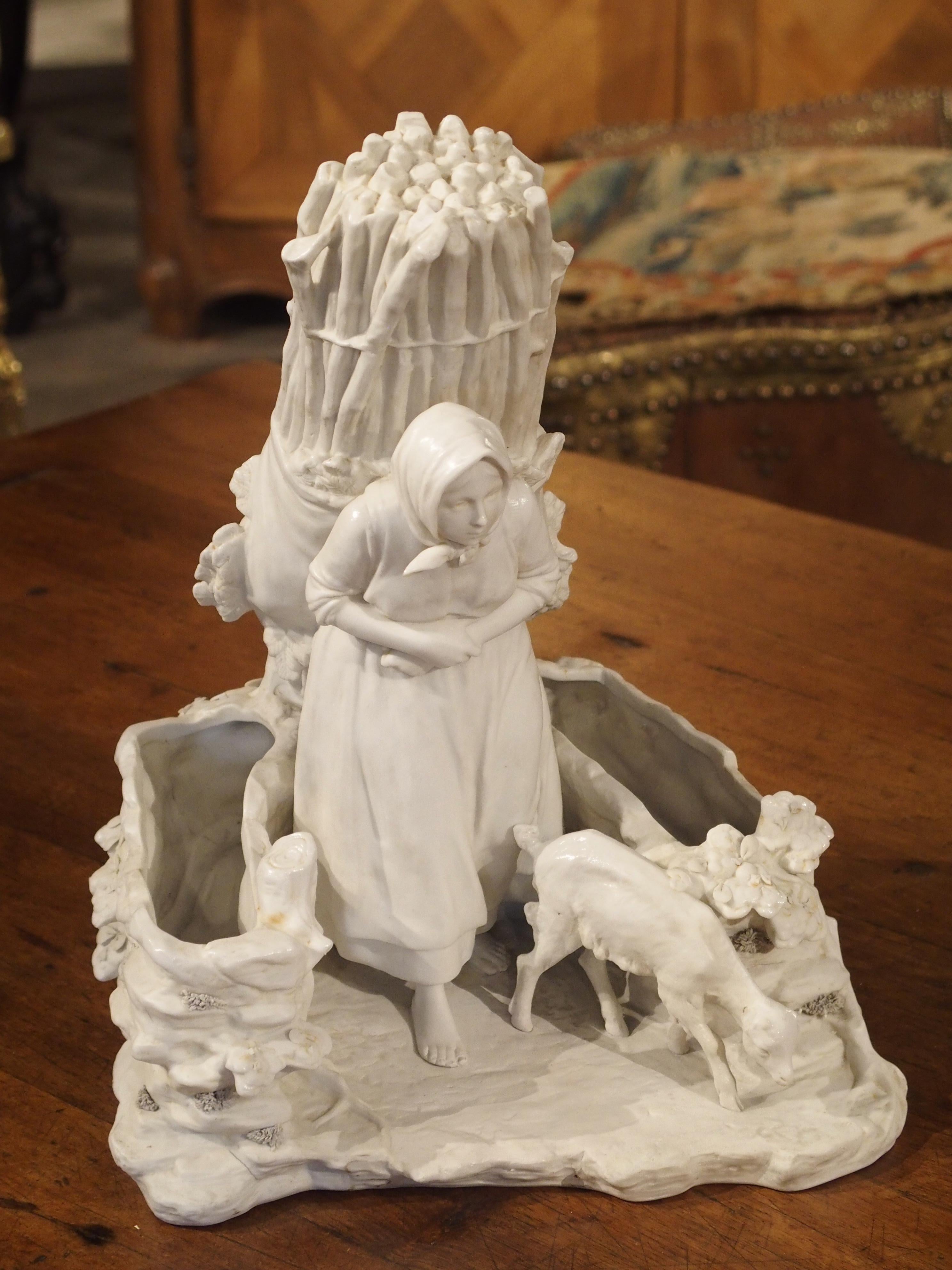 20th Century Antique Austrian Bisque Statue, Early 1900s