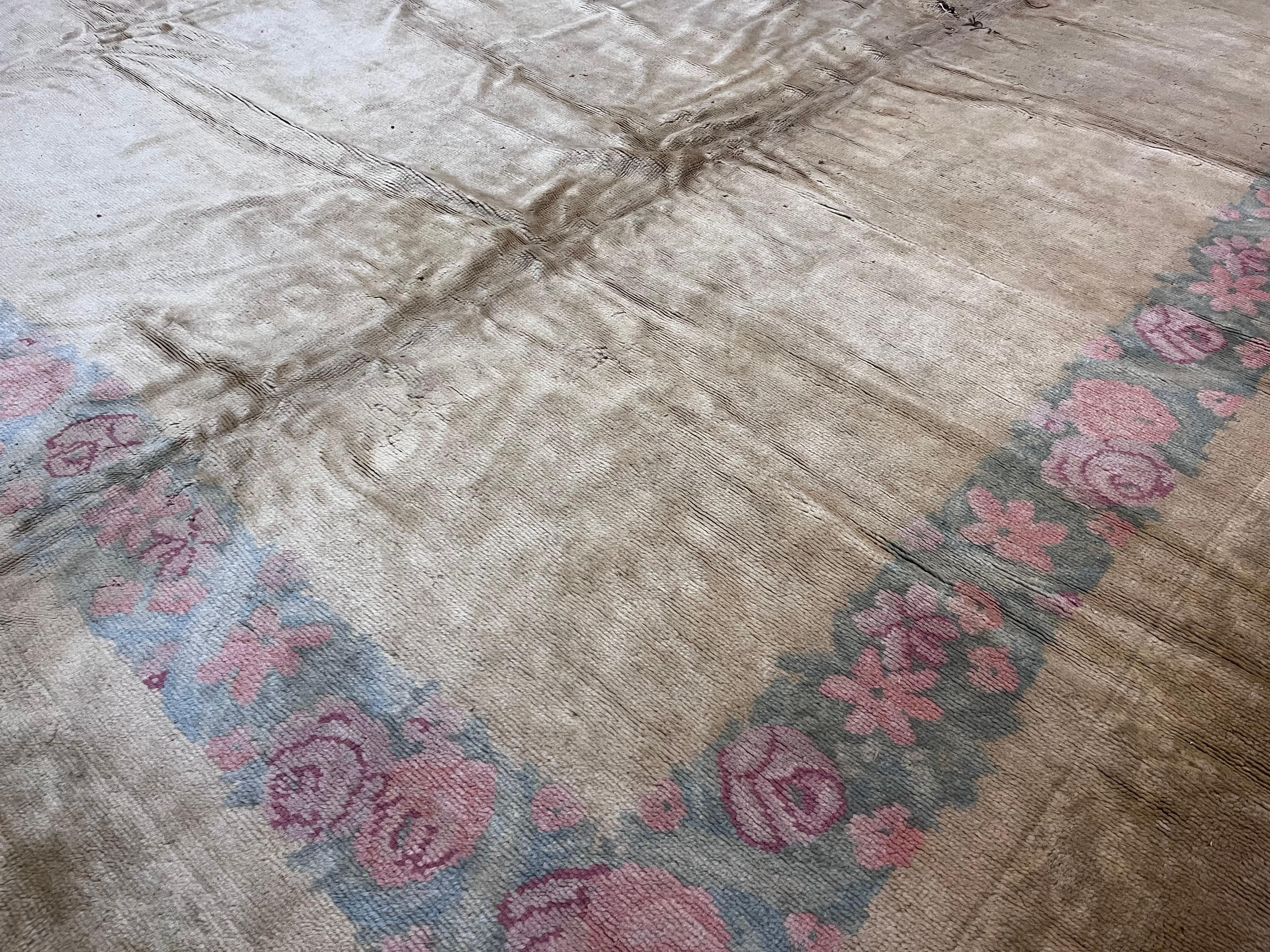 Antique Austrian Savonnerie Rug 11’8