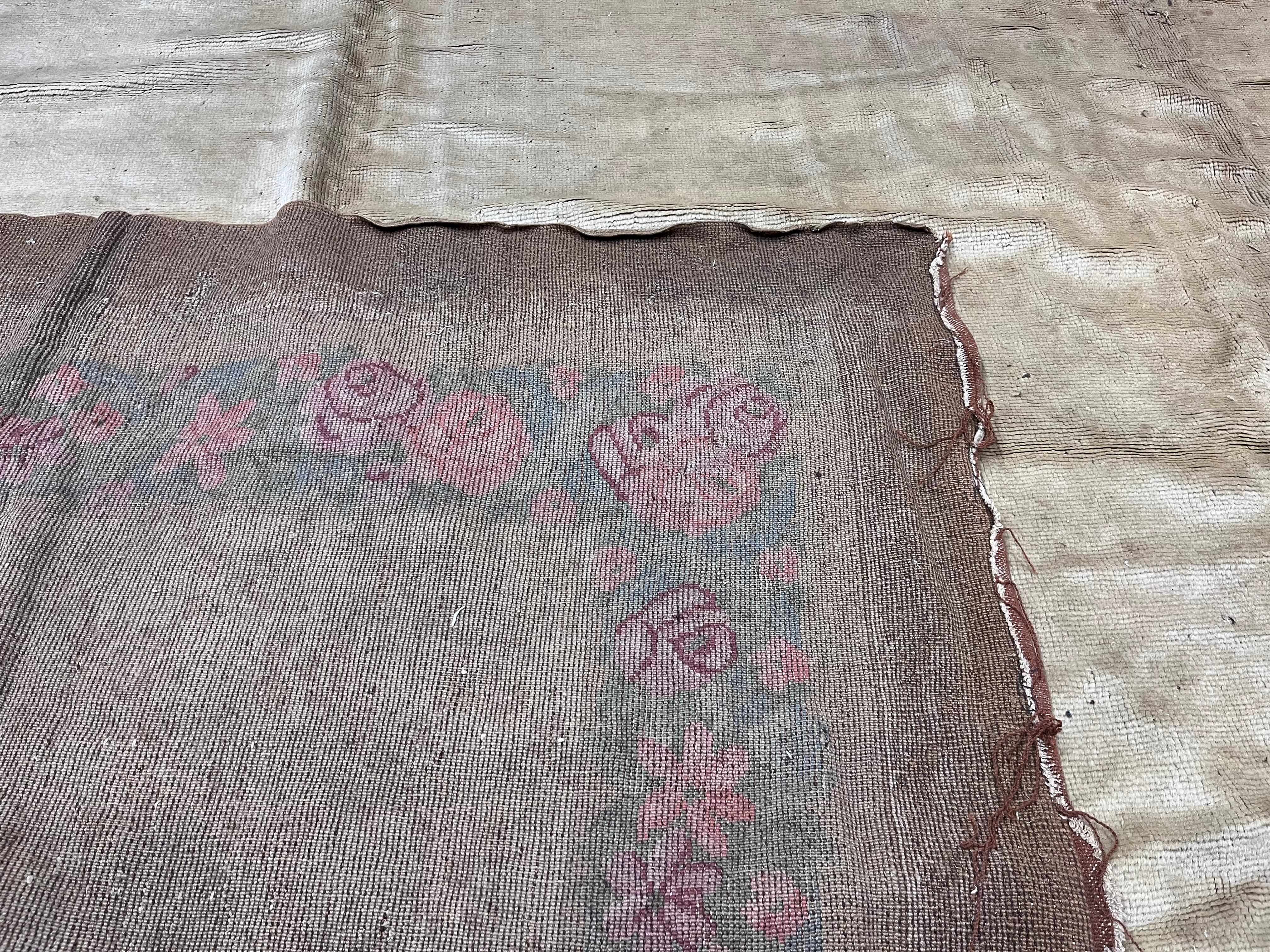 Antique Austrian Savonnerie Rug 11’8