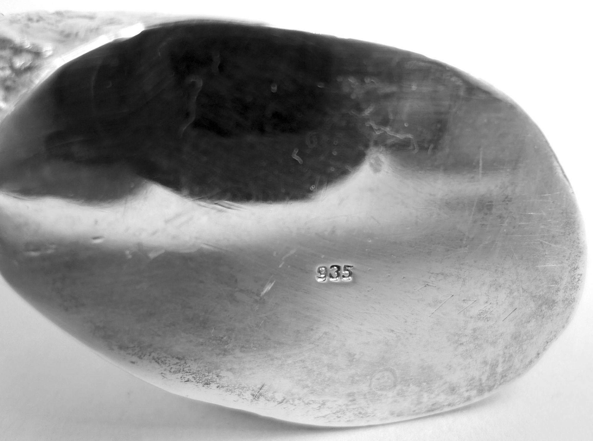 Antica figura d'argento austriaca di volpe che insegue in vendita 2