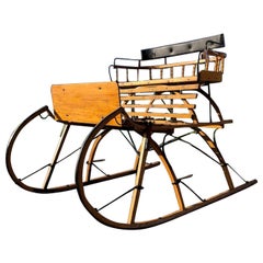 Antique Austrian Snow Sledge from the Salzkammergut