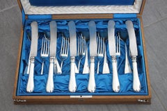 Antique austrian Sterling Silver Service for six persons