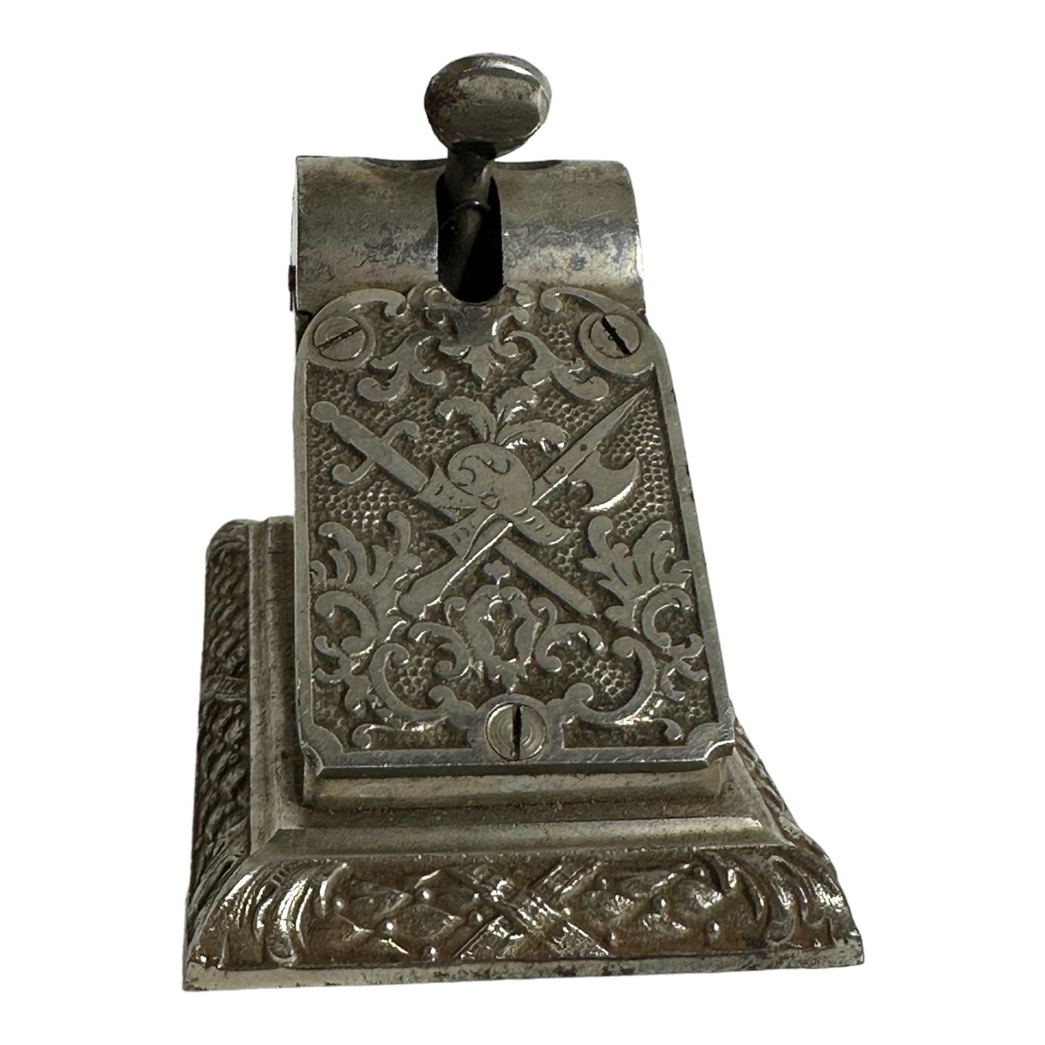 antique table top cigar cutter
