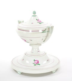 Antique Austrian Three Piece Tableware Centerpiece Decorative Tureen