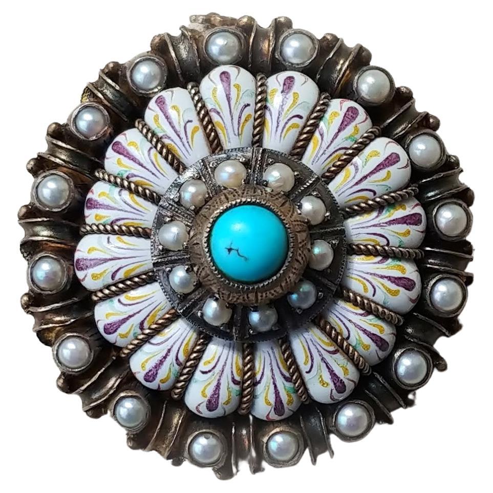 Broche ancienne austro-hongroise austro-américaine