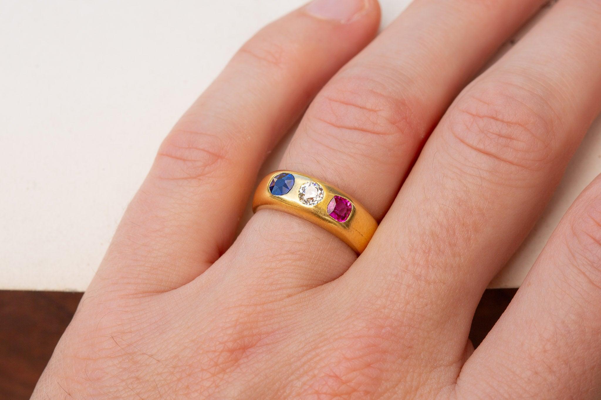 Antique Austro-Hungarian Gold Ring For Sale 5