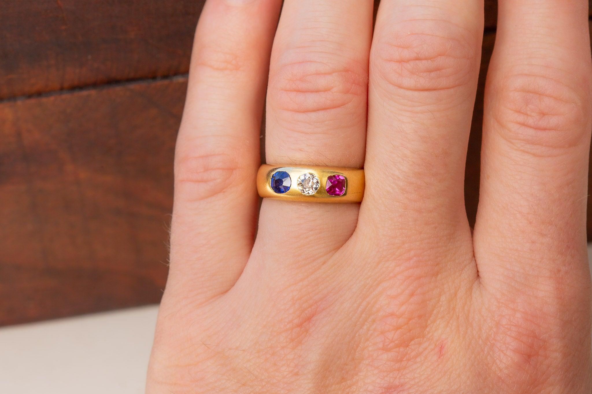 Antique Austro-Hungarian Gold Ring For Sale 6