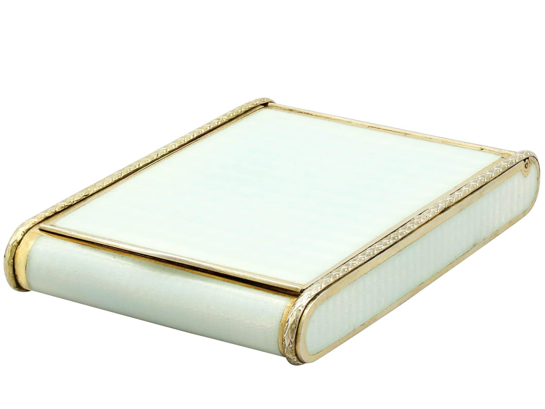 Austrian Antique Austro-Hungarian Silver and Enamel Box Circa 1900