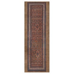 Antique Authentic Hand-Woven Persian Serab Runner