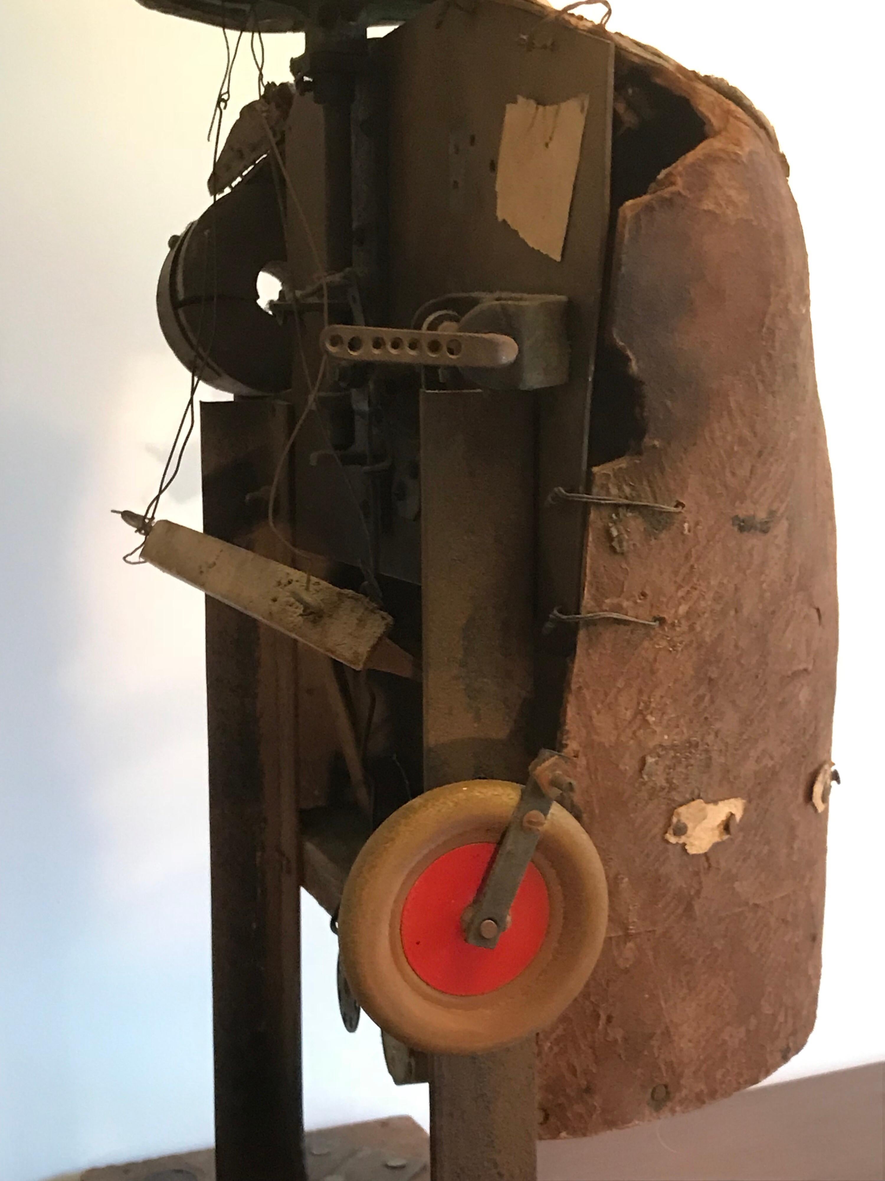 Folk Art Antique Automaton Art Object Sculpture