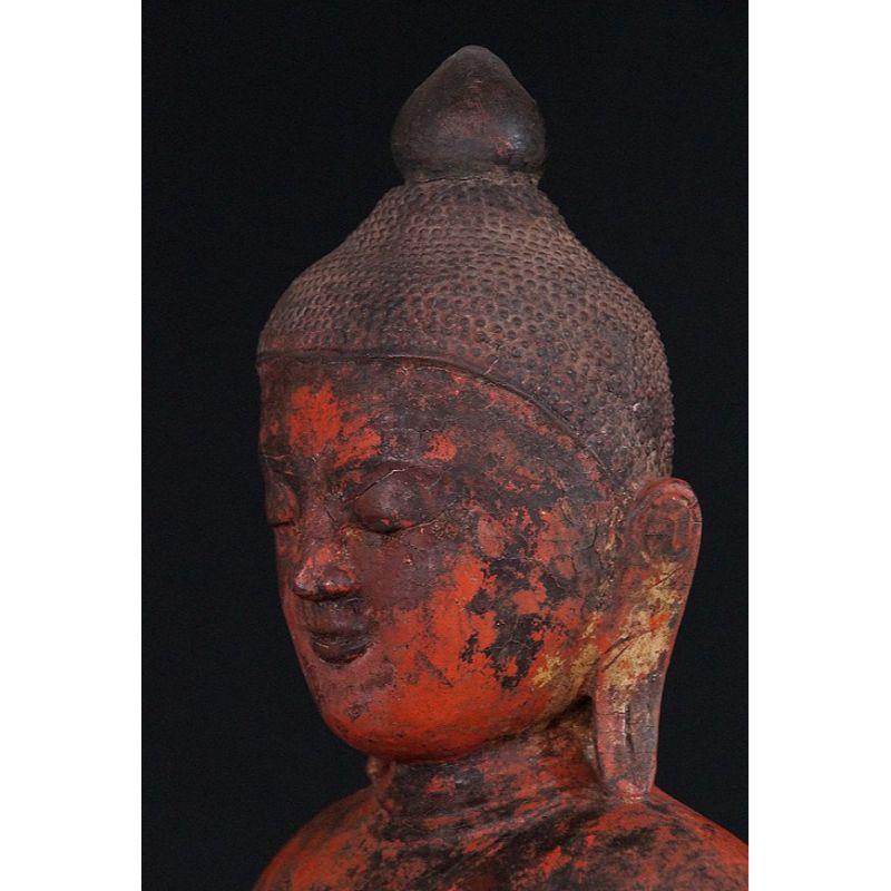 Ancienne statue de Bouddha Ava de Birmanie en vente 5