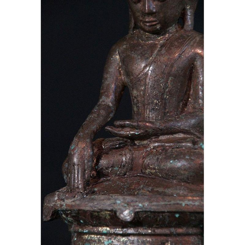 Antique Ava Buddha Statue from Burma For Sale 5
