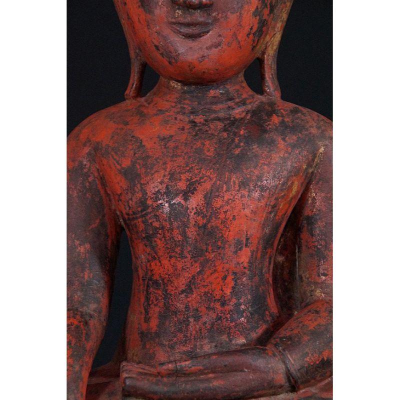 Antique Ava Buddha Statue from Burma For Sale 6