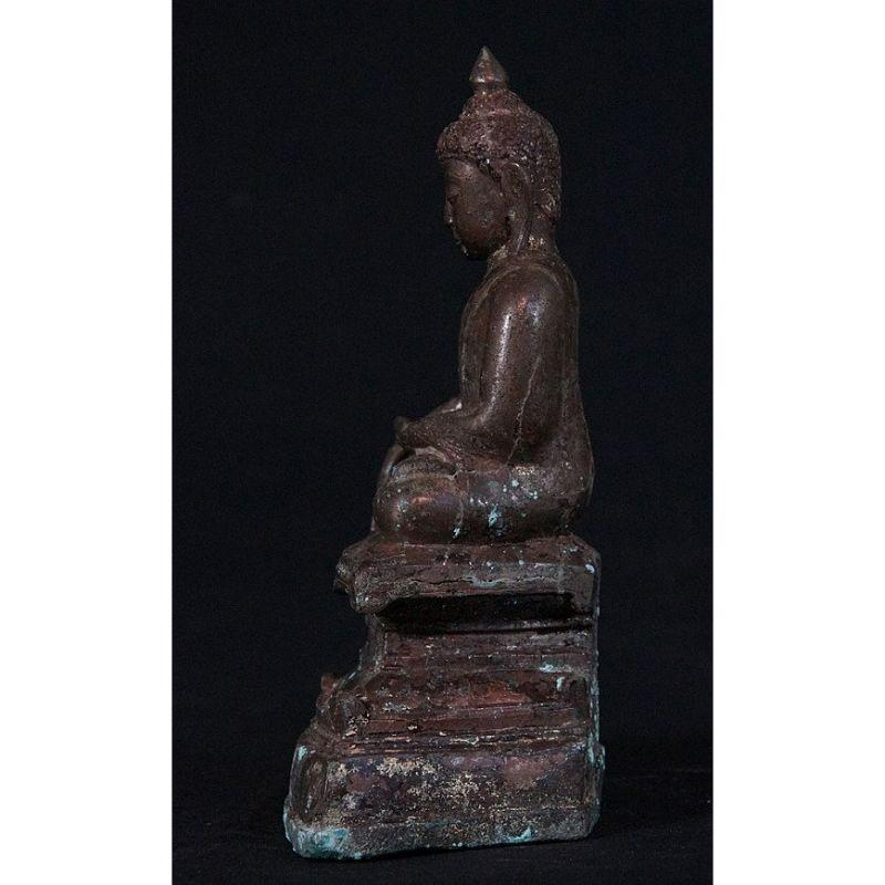Burmese Antique Ava Buddha Statue from Burma For Sale