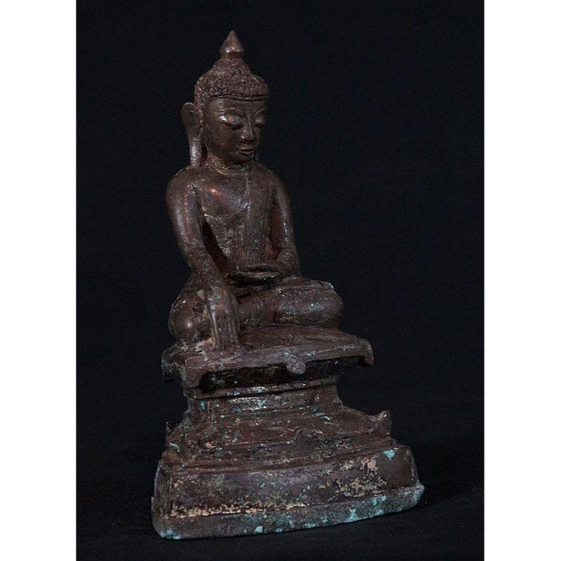 Bronze Antique Ava Buddha Statue from Burma For Sale