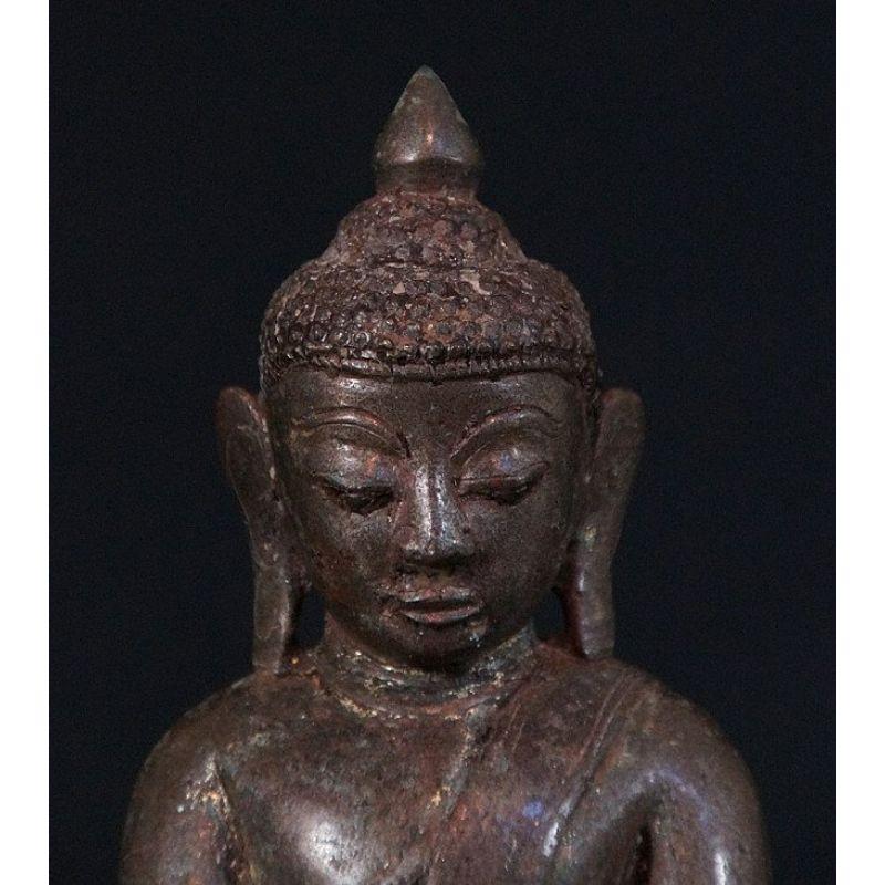 Antique Ava Buddha Statue from Burma For Sale 3